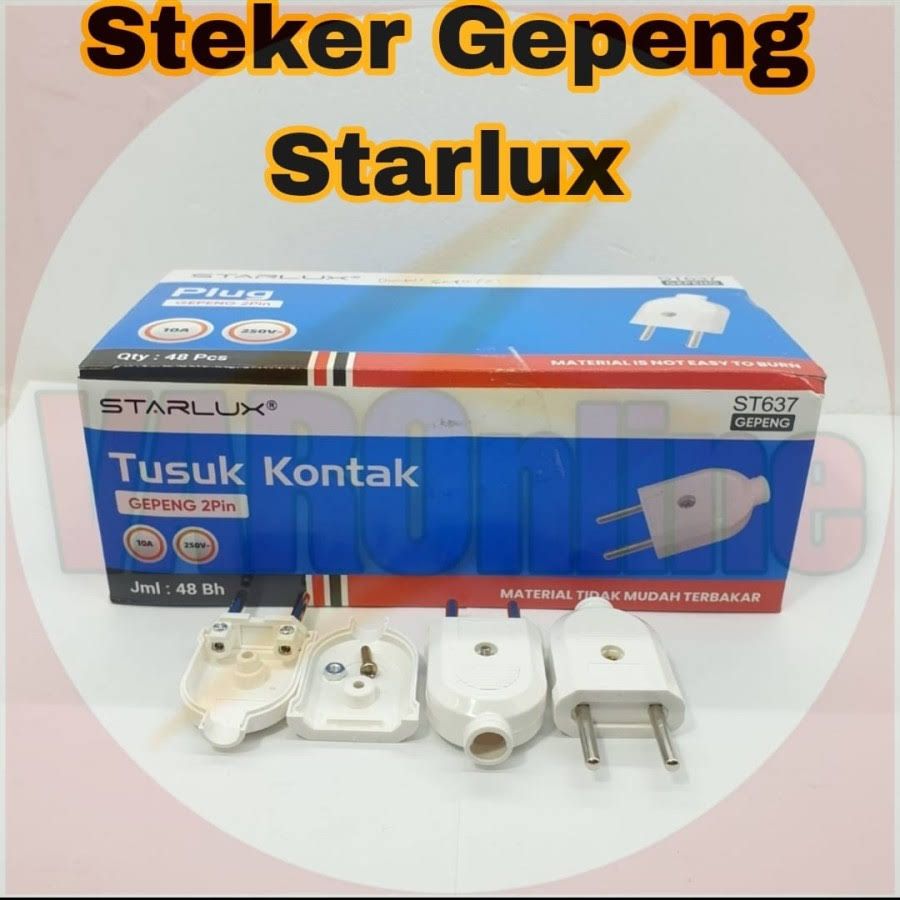 STEKER PUTIH GEPENG STARLUX