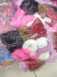 Ikat rambut bulu polos 