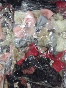 Ikat rambut pita isi 12