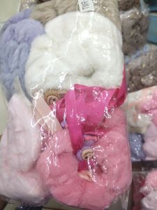 Ikat rambut bulu labubu isi 6