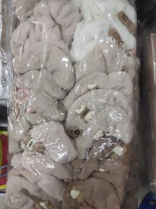 Ikat rambut bulu isi 6