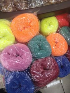 Ikat rambut donat isi 12