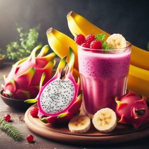 Jus Mix Buah Naga Pisang