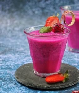 Jus Mix Buah Naga Strawberry