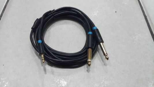 vention kabel aux audio splitter 3,5mm male to  2 x 6,5mm male 3m