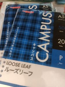 KERTAS LOOSE LEAF BIG A5 POLOS