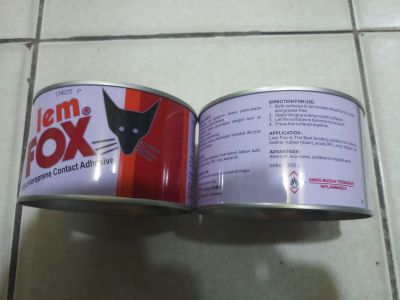 Lem FOX merah kaleng 300g