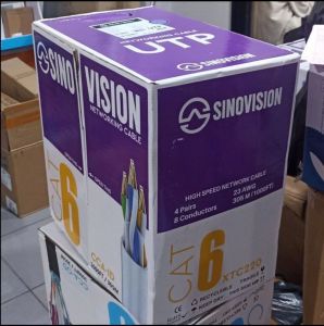 KABEL LAN SINOVISION CAT6 305M BIRU