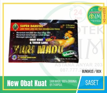 New Obat Kuat Sari Madu 100% Original @ 2 kapsul