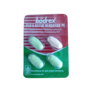 Bodrex flu dan batuk berdahak pe hijau
