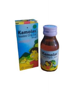 Kamolas sirup Paracetamol 120mg/5ml (solas)