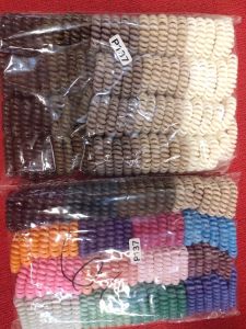 Ikat rambut spiral isi 10