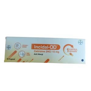 Incidal-OD Cetirizine 10 mg (isi 10)