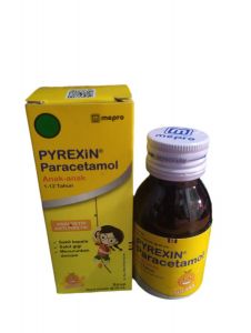 Pyrexin paracetamol anak 60ml (mepro)