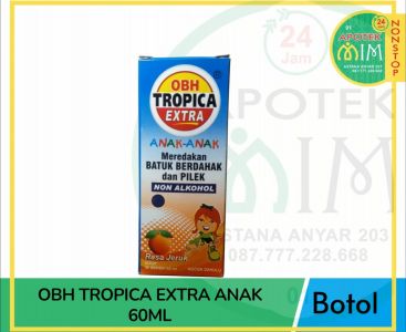 OBH tropica extra batuk berdahak dan pilek jeruk (anak) 60ml