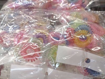Ikat rambut spiral isi 10