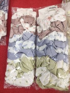 Ikat rambut scrunchie isi 6kar 