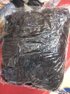 Scrunchie hitam isi 12
