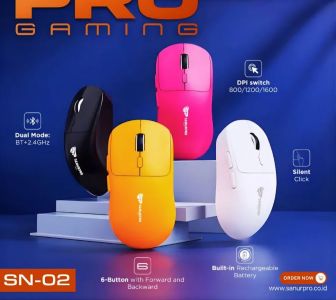 MOUSE WIRELESS SANURPRO SN-02 PRO GAMING