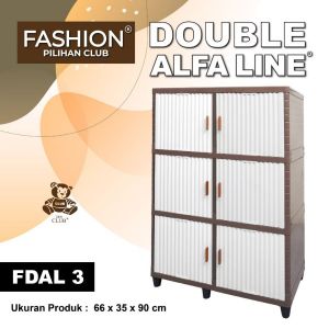 Alfa line double 3 tingkat 