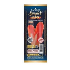 KANZLER SOSIS SINGLES HOT 60GR