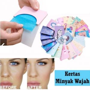 Kertas Minyak Wajah - Kertas Pembersih Minyak Wajah Ampuh isi 50 Lembar