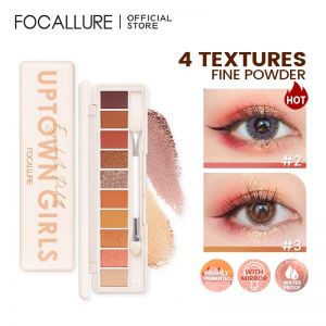 FOCALLURE Set Shimmer Highlighter & Matte Eyeshadow Palette