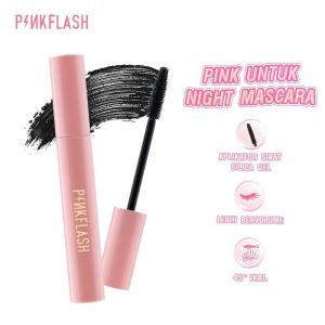 PINKFLASH OhMyWink Night Volume Curl Maskara Tahan lama Pink