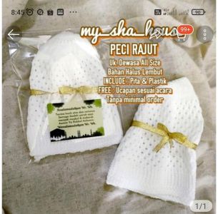 Peci rajut/OPP /-pita