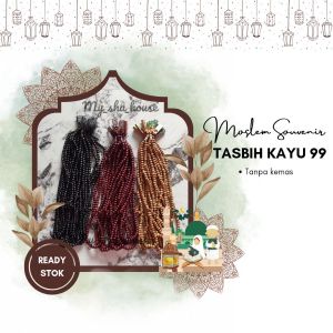 Tasbih kayu 99 tanpa kemas