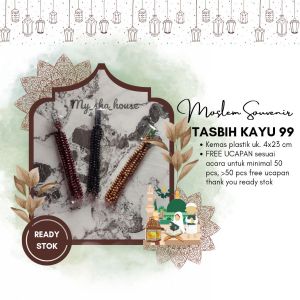 Tasbih kayu 99 / kemas OPP
