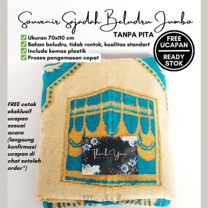 Sajadah beludru Jumbo 70x110