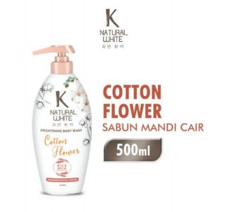 K NATURAL WHITE COTTON FLOWER 500ML