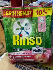 RINSO ANTI NODA+MOLTO JAPANESE PEACH 1,2KG
