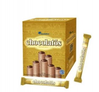 CHOCOLATOS 500 WAFER ROLL CHOCOLATE FLAVOUR 24