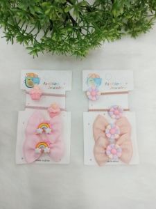 Ikat rambut + jepitan pita kar