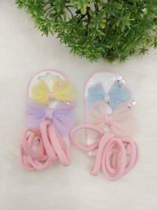 Jepitan pita + ikat rambut kar