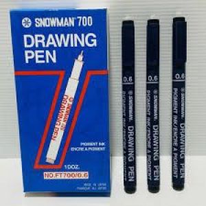 DRAWING PEN SNOWMAN 0.6