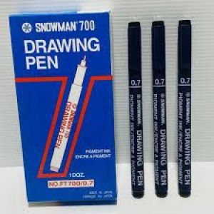 DRAWING PEN SNOWMAN 0.7