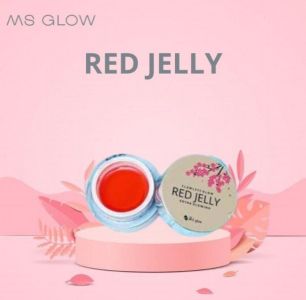 Red jelly sleeping mask by Ms Glow