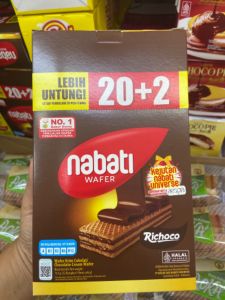 NABATI WAFER 500 RICHOCO 20+2X6GR