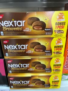 NEXTAR BROWNIES COKELAT 8BOX10X34GR