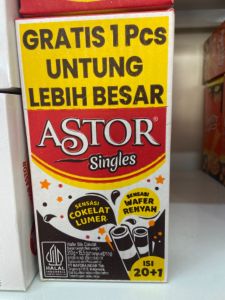 ASTOR SINGLES 20+1X15,GR