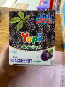 YUPI 500 24X5GR BOLICIOUS BLACKBERRY 
