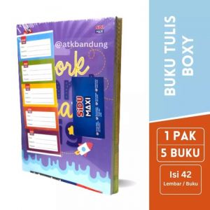 BUKU TULIS MAXI BOXY SIDU 42 5S