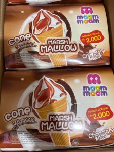 CONE MARS MALLOW COKELAT 12X17GR
