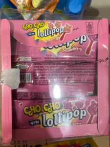 CHO CHO LOLIPOP STRAWBERRY 24X8GR