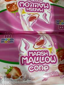 CONE MARS MALLOW STRAWBERRY 12X17GR