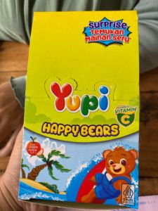 YUPI 1000 12X10GR HAPPY BEARS 