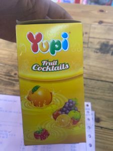 YUPI 1000 12X12GR FRUIT COCKTAIL 